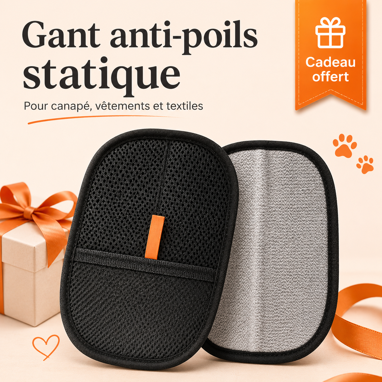 Gants anti-poils gratuit