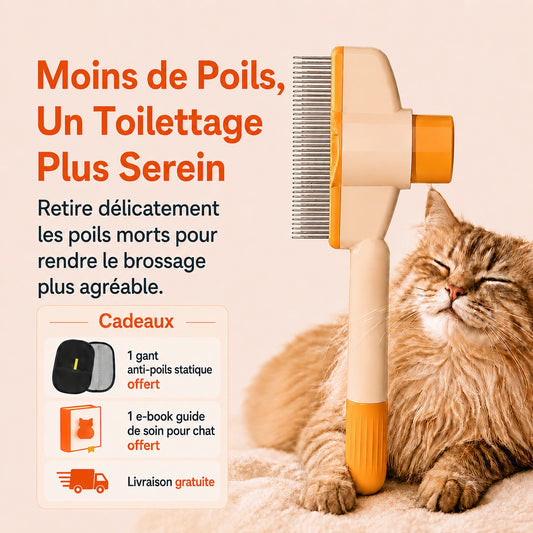 Lura™ Peigne Anti-Poils Massant